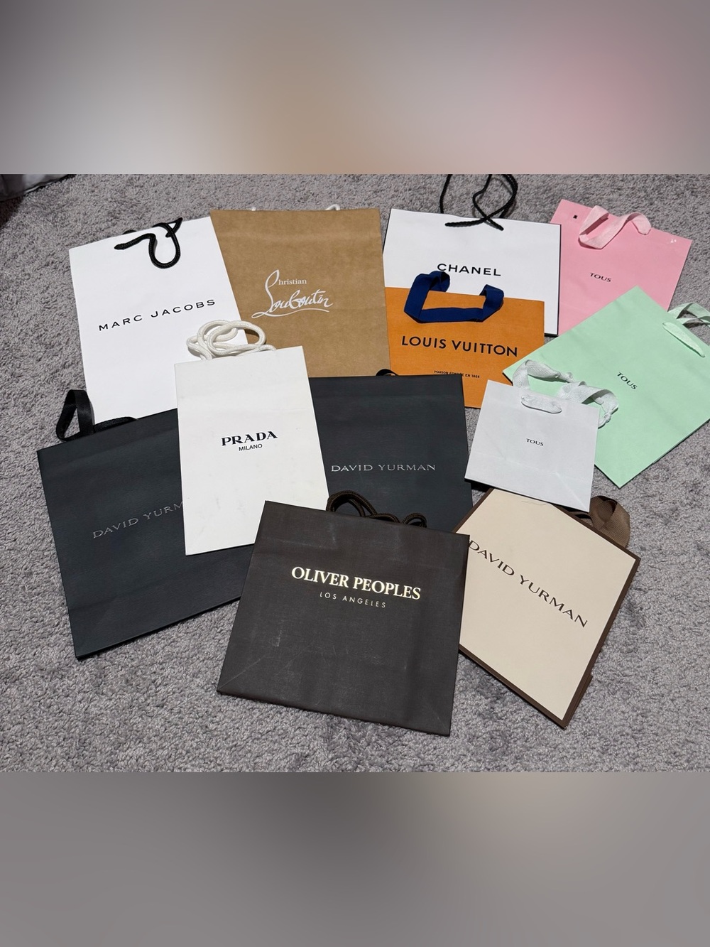 Chanel Louis Vuitton Christian Louboutin Tous